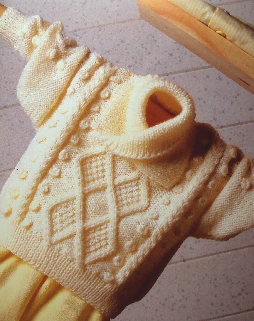 Knitting 7 Patterns Baby Fair Isle Heart Bunny Sweaters Overalls Hats