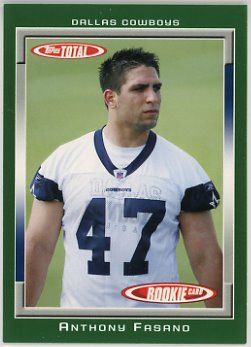 Anthony Fasano Cowboys 2006 Topps Total RC Rookie