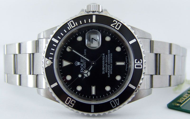 16610 rolex submariner zm bk bk f w tag