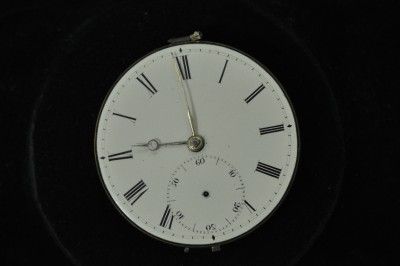 Vintage 44mm London Robinson Fusee Movement Diamond Endstone Running