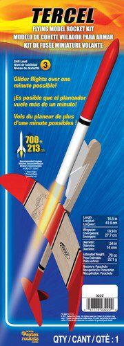 Estes Tercel Boost Glider skill 3 Flying Rocket/Glider kit#3222