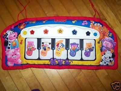 Fisher Price Farm Animals Kick & Play Piano Lites/Music