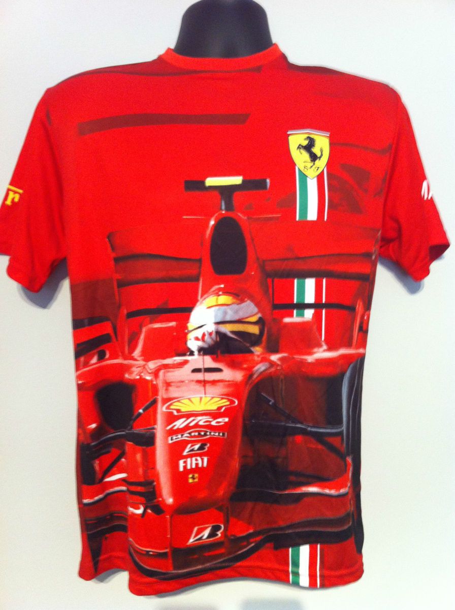 GENUINE FERRARI FERNANDO ALONSO T SHIRT CAR