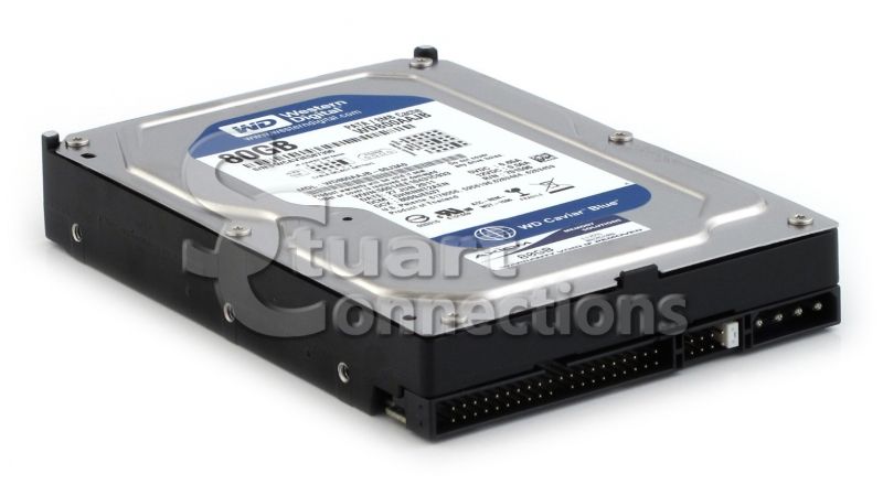  Digital 80GB 7200RPM 8MB Cache IDE PATA Hard Disk Drive WD800AAJB