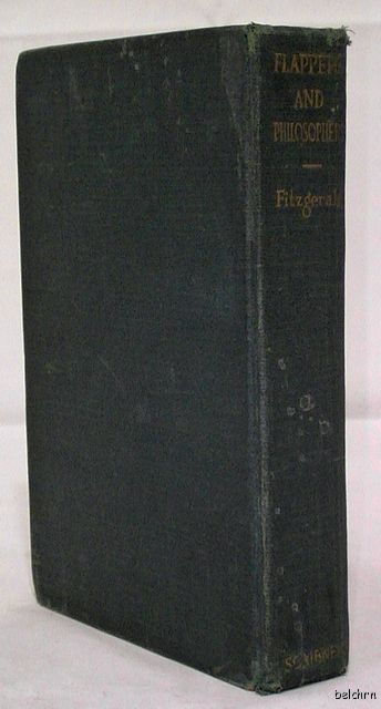 Flappers and Philosophers ~F. Scott Fitzgerald~ 1st/1st