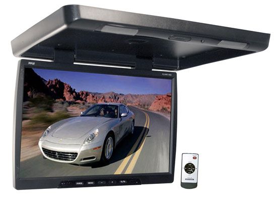 New Pyle PLVWR1982 19 TFT Flip Down Car Truck TV Roof Mount Monitor