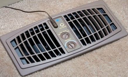 Airflow Register Booster Fan 4x10 Brown 318344