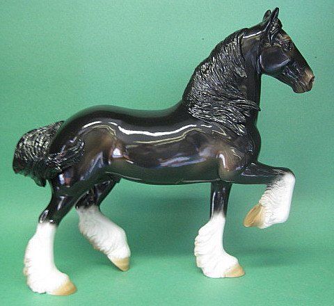 FCM~Peter Stone Trotting Drafter~FLEET~Gorgeous GLOSSY Black~~1