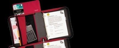 Mead 29258 FIVE STAR 2 ZIPPER BINDER COLORS PURPLE ,BLACK,RED,PINK