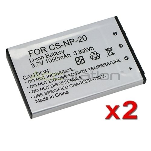 Battery for Casio NP 20 NP20 Exlim EX Z70 S770 S880