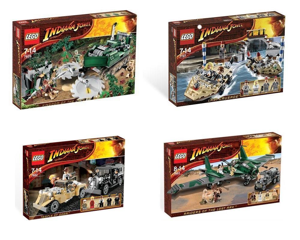  Lego Indiana Jones Retired Sets Brand New SEALED