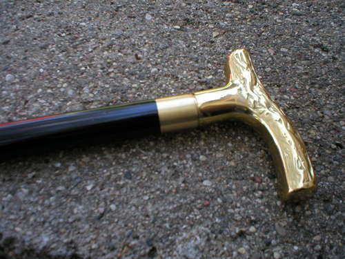 Branch Cane Walking Stick Brass Handle