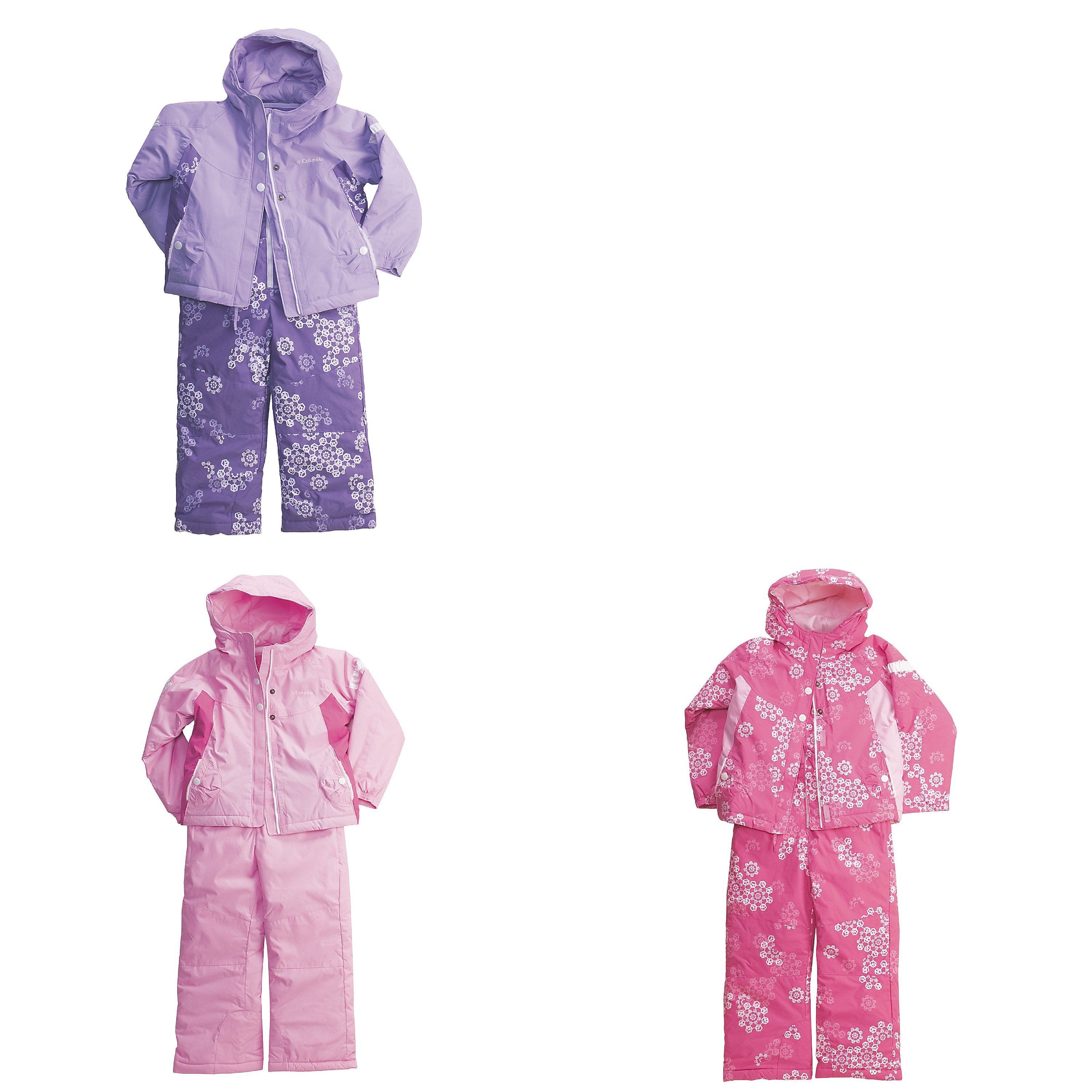  Columbia Girls Winter Jacket Coat Set Snow Pants