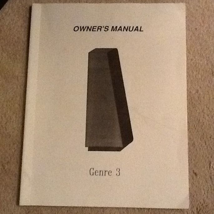 Genesis Genre 3 III Floor Standing Speakers