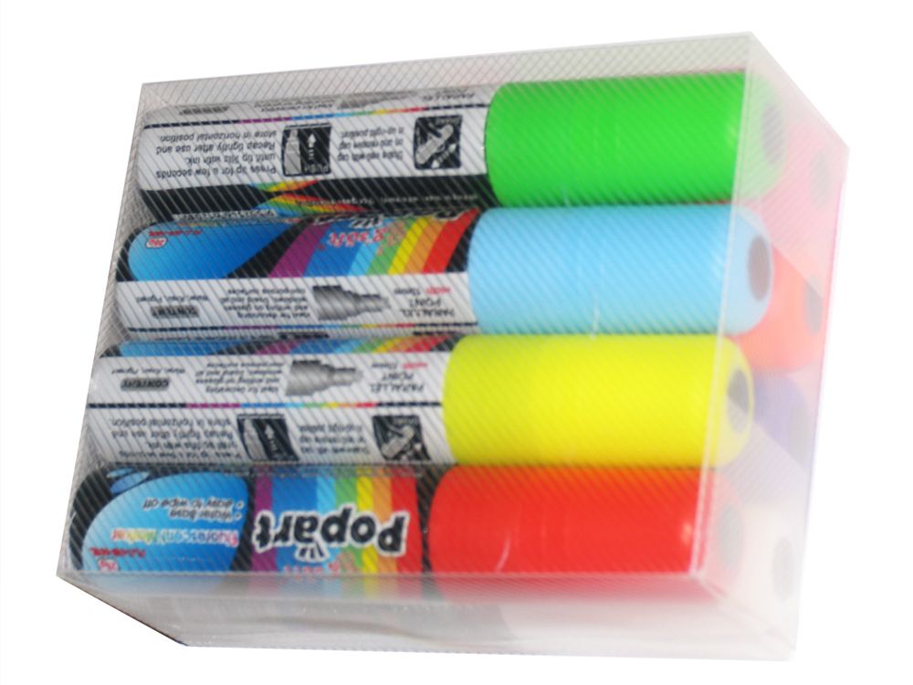 15mm 8pcs PopArt Fluorescent Liquid Chalk Marker Pen for LED Writing