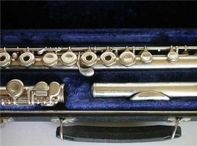 Emerson ELD Flute With Cleaning Rod In Black Case Very Clean, USA