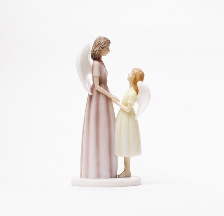 Angel Grandmother Child Statue Lasting Promises 8138
