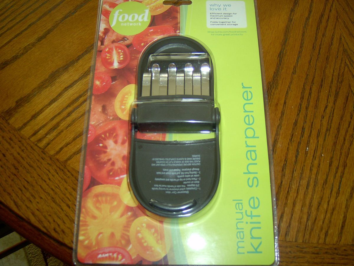 Food Network Manual Knife Sharpener Unopened