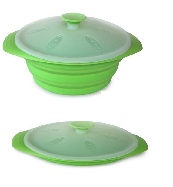 Silicone Collapsible food steamer, food container, silicone