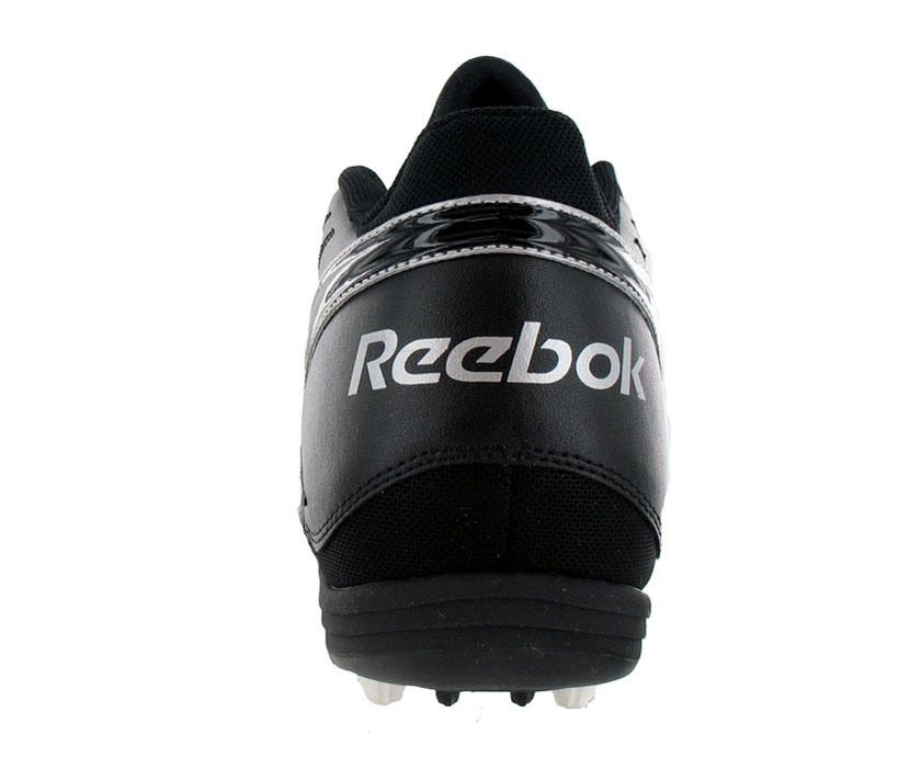  Thorpe Mid MR7 FB Turf Mens Football Shoes Black Silver Size