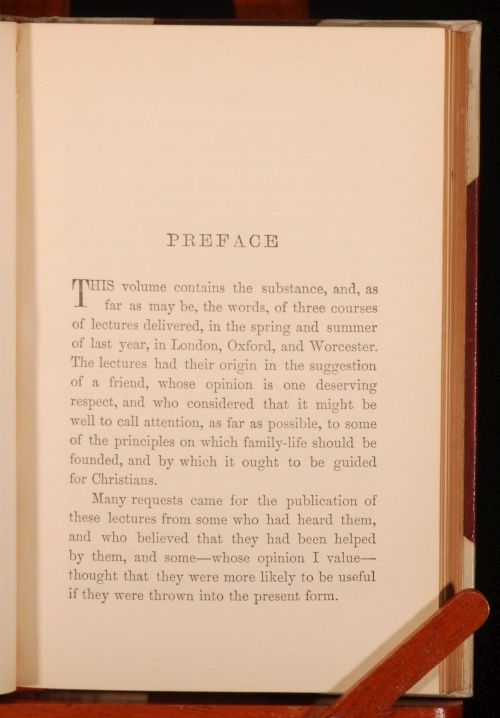 1895 CHRISTIAN HOME Foundation Duties Religion W.J. KNOX LITTLE