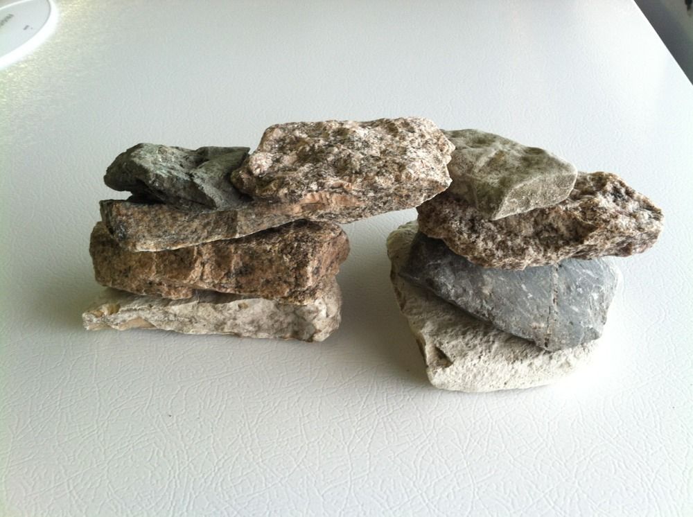 Natural River Rock Flat Great For Stacking Aquarium Terrarium