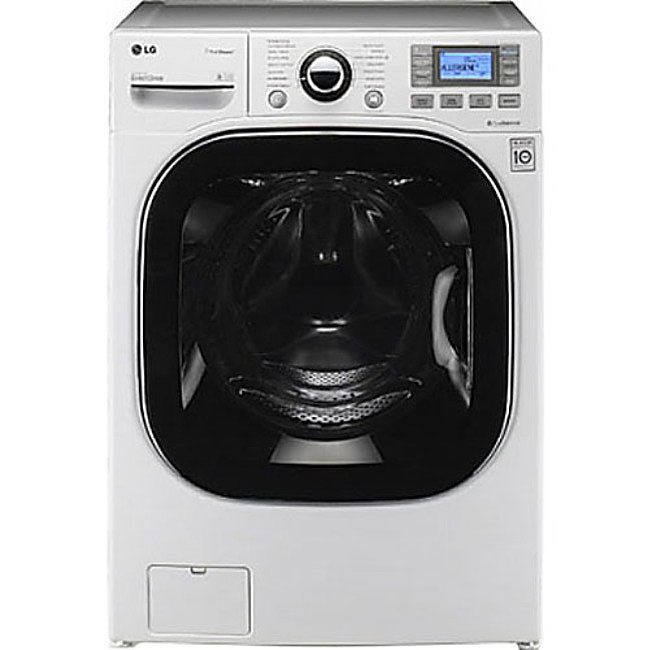 LG 4 8 Cubic Foot White Front Load Washer