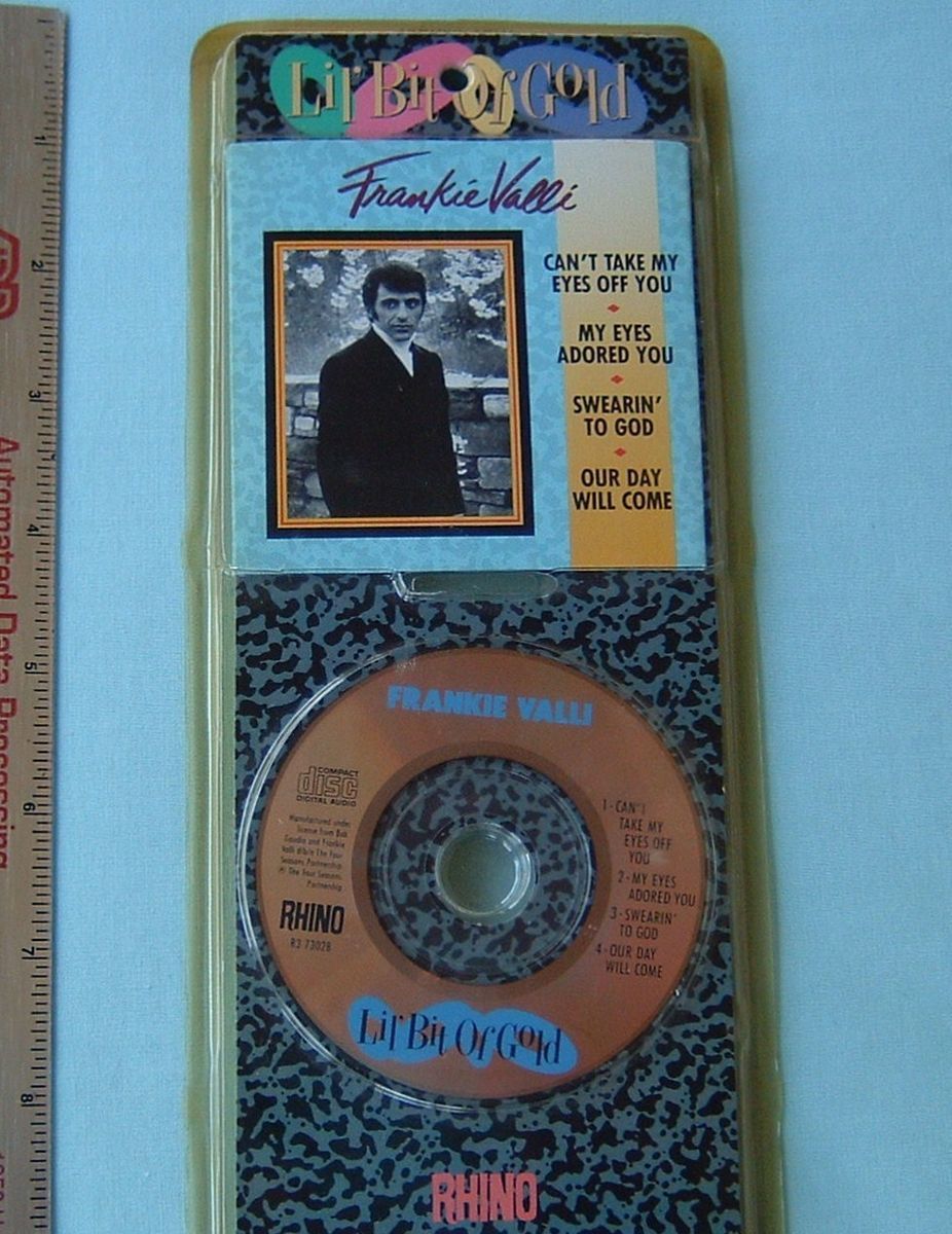 Frankie Valli Rhino Lil Bit of Gold CD3 mini cd 3 inch disc new the