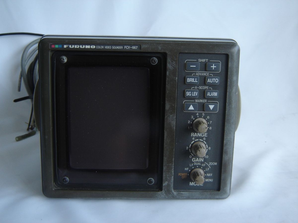  Furuno FCV 667 Color Video Sounder