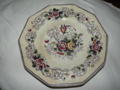 ANTIQUE IRONSTONE STAFFORDSHIRE LIVESLEY, POWELL & CO PARADISE