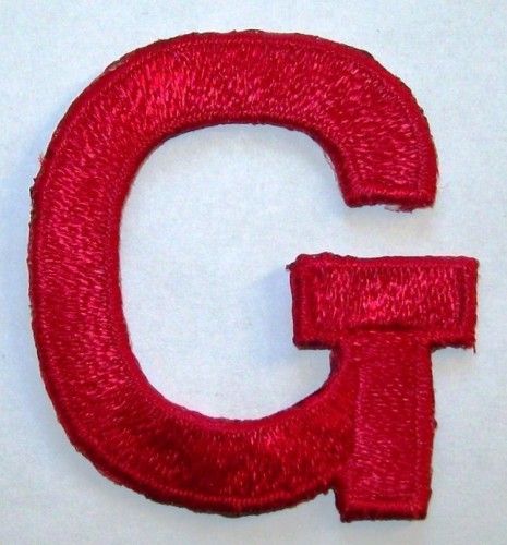 Georgia Bulldogs NCAA College 2 Letter G Hat Patch