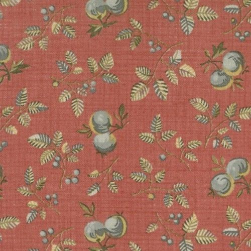 French General La Petite Ecole Fabric Fruit Red 1 2Y