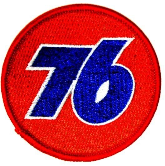 UNION 76 Orange ball IRON ON Gasoline Oil GAS Station Patch FREE USA