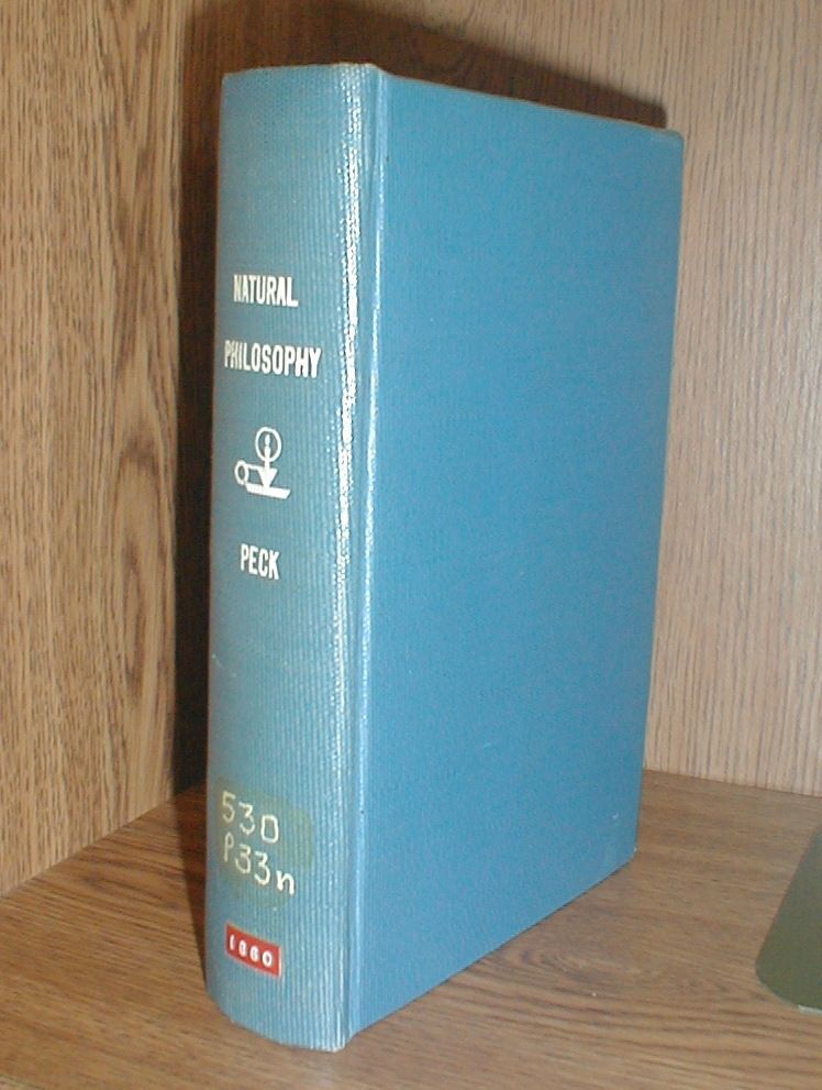 Natural Philosophy by William G. Peck 1860 Hardcover Rebound Popular