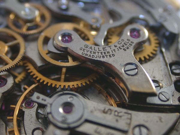 Gallet Valjoux 72C Movement