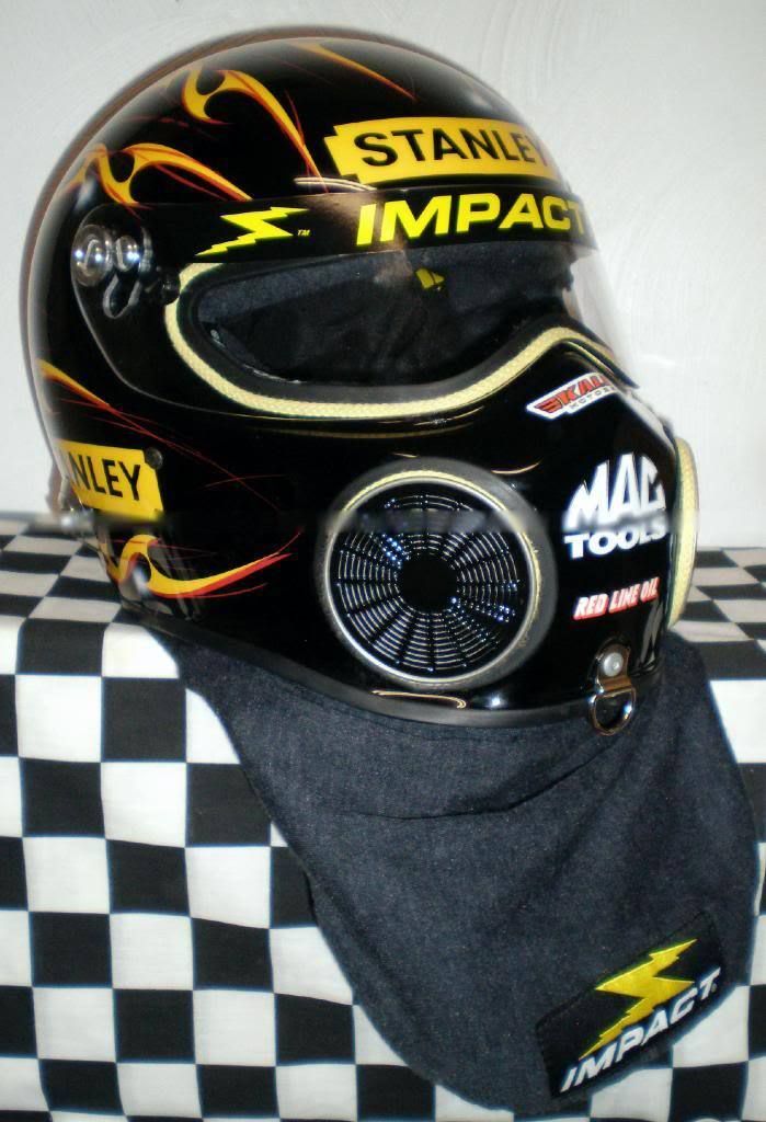   KALITTA Used Nitro Helmet RACE WORN Top Fuel 2008 Carolina Nationals