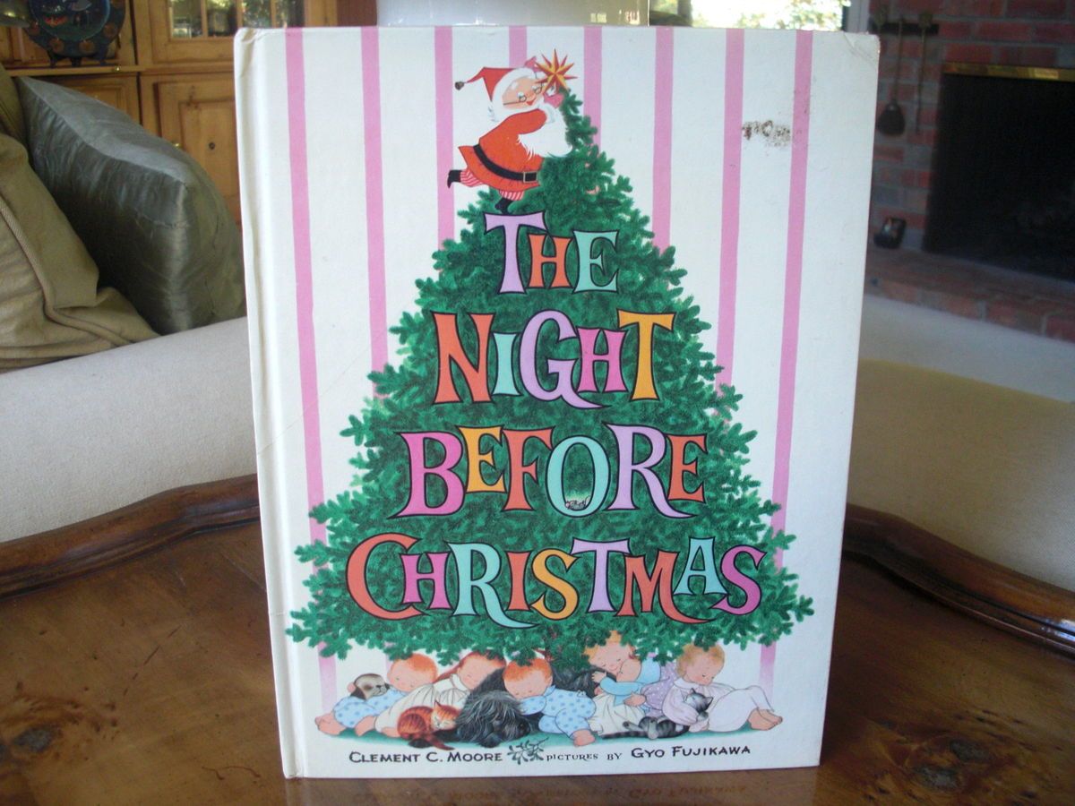 Gyo Fujikawa Vintage The Night Before Christmas 1961 Nice