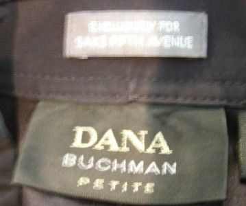 dana buchman petite sz 2 saks fifth ave silk pant suit