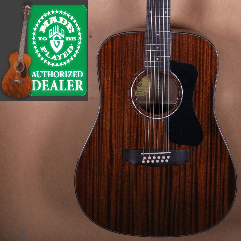 Guild GAD Series D 125 12 Natural Dreadnought Acoustic 12 String