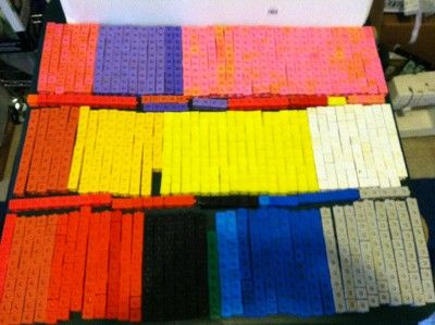 1244 Math Manipulative Interlocking Counting Cubes Education Huge Lot