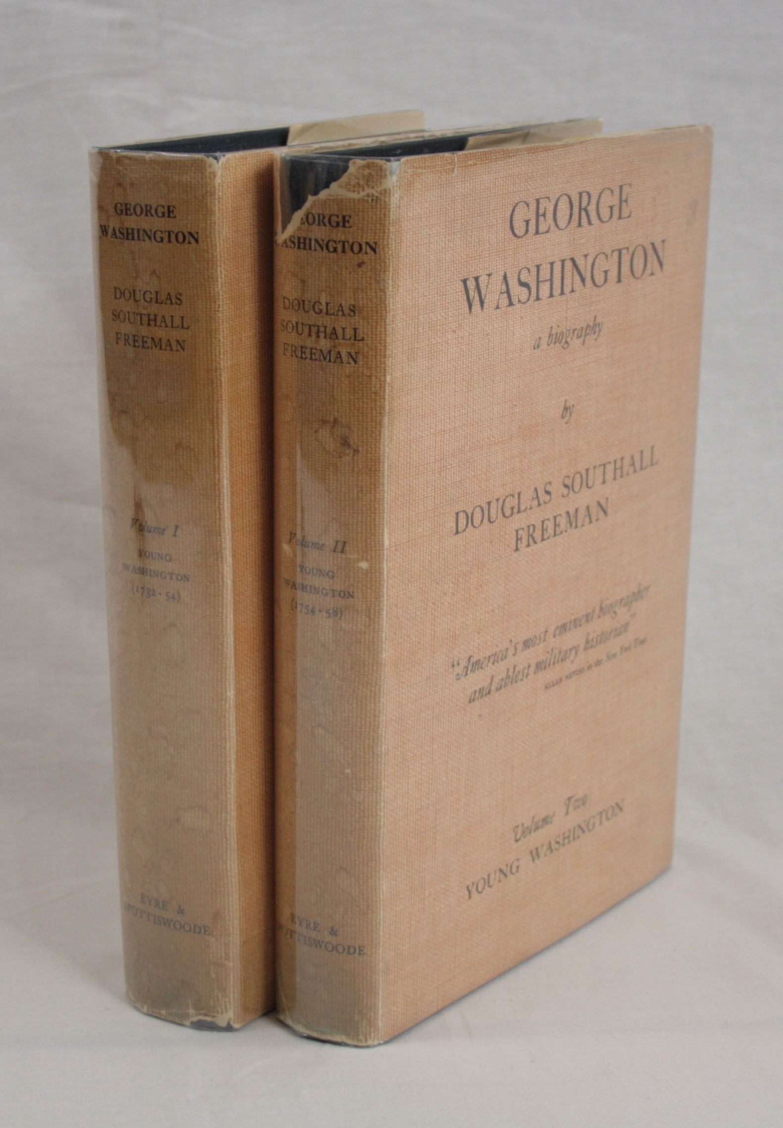 Douglas Southall Freeman George Washington 2V 1st UK DJ