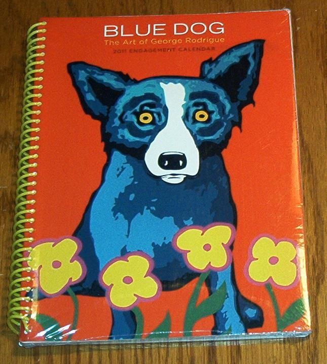 BLUE DOG The Art of George Rodrigue 2011 Engagement Calendar Sealed