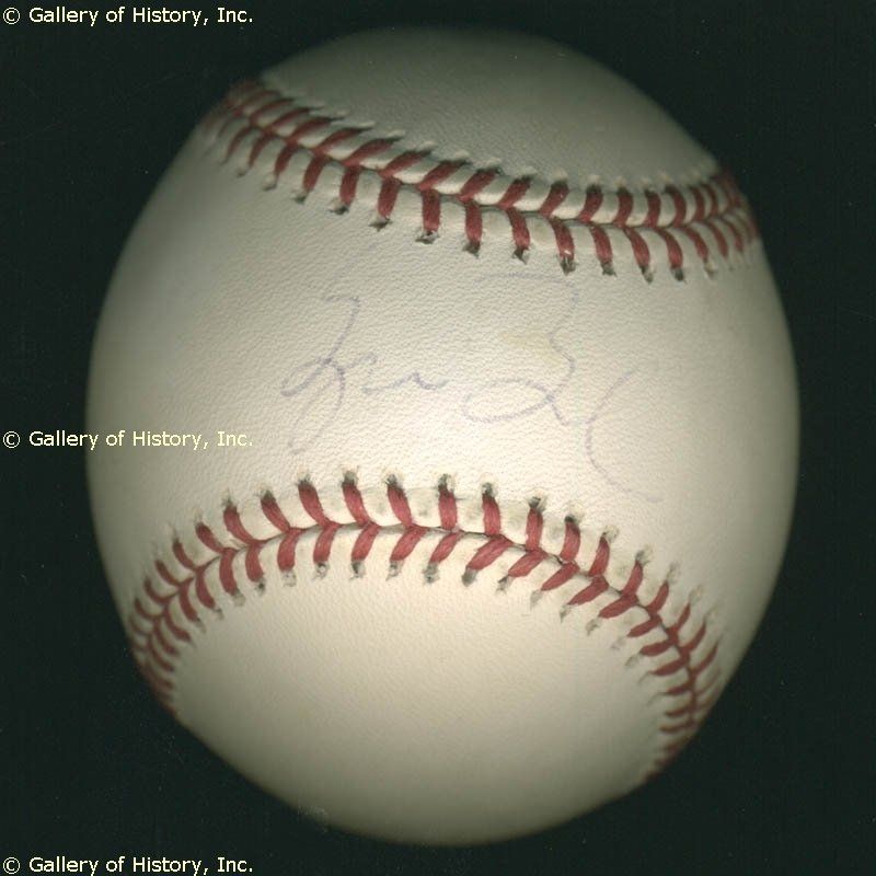  George w Bush Baseball Signed