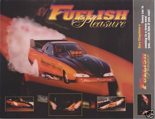 Gary Clapshaw 1995 Fuelishpleasure Nitrofc Handout Mint