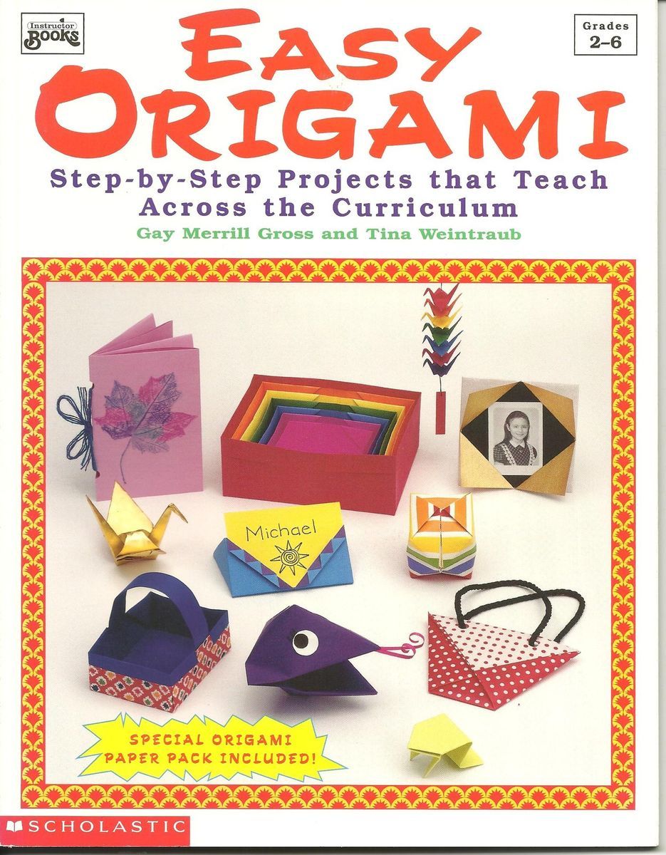 Easy Origami by Gary M Gross Tina Weintraub 1995 Paperback Grades 2 6