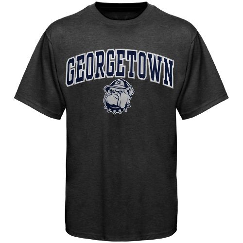  georgetown hoyas arched university t shirt charcoal embody hoyas