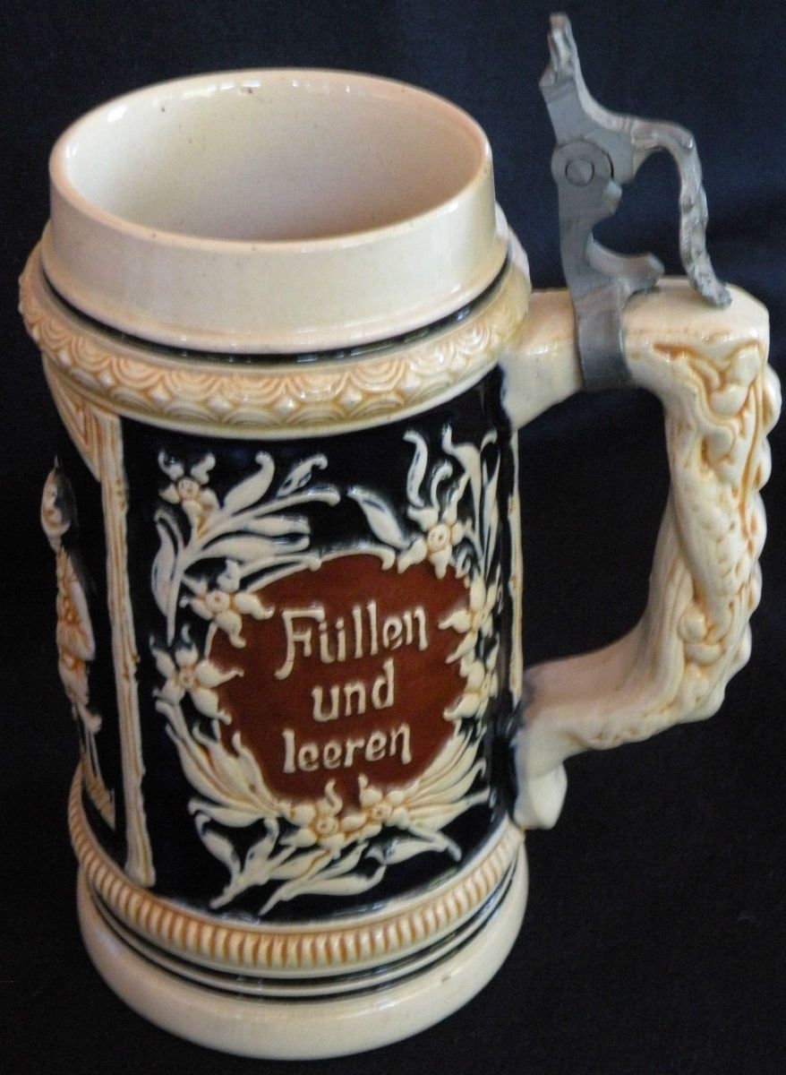 German Beer Stein Old