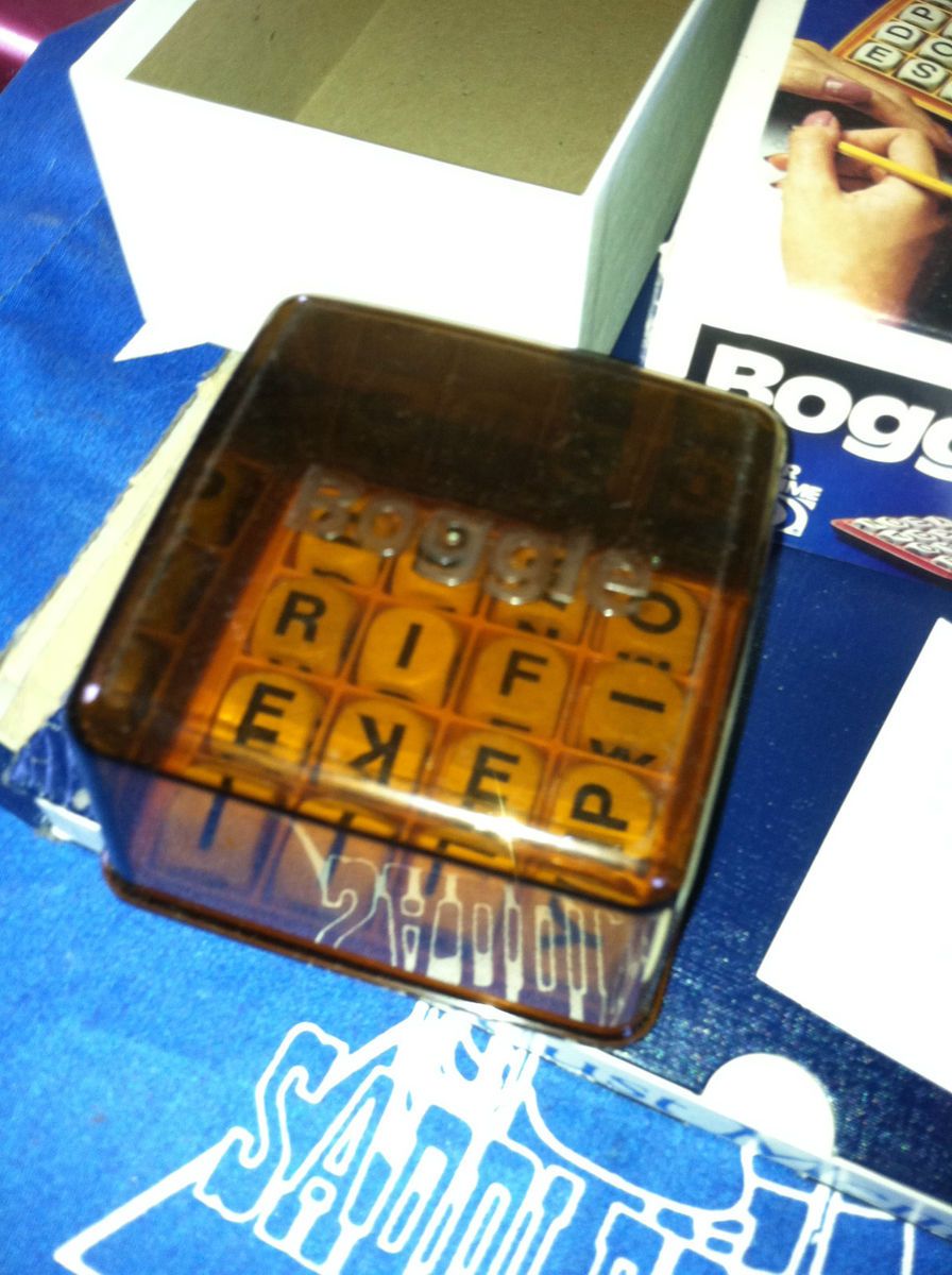   Parker Bros Boggle spelling game 1976 Great Game for your Enjoyment