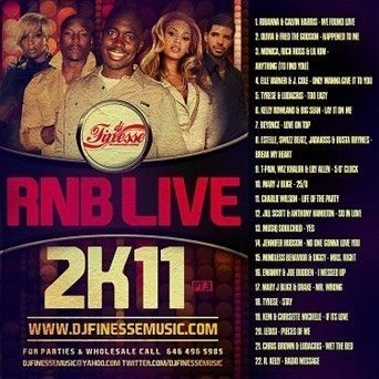 DJ Finesse R B Live 3 R Kelly Musiq KEM MJB Beyonce