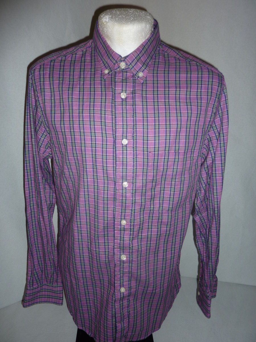 Gitman Bros Casual Mans Shirt Size Medium